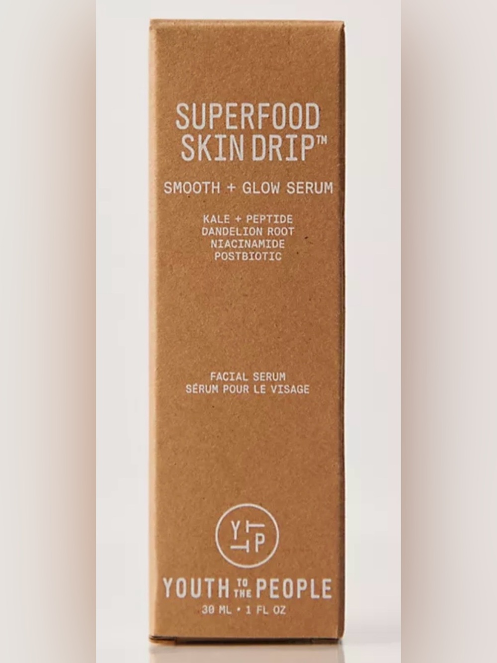 NIB Youth To The People Superfood Skin Drip Smooth + Glow Serum